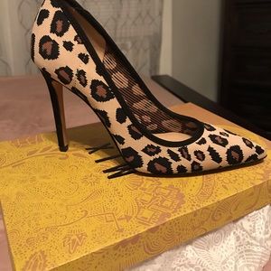 Leopard heels